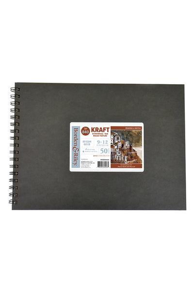 840 Kraft 9x12 Hardcover Book