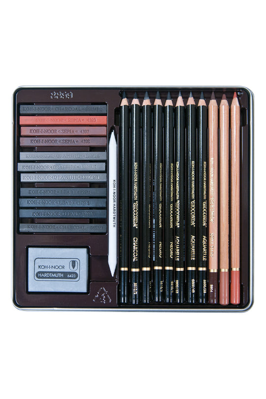 Koh-i Noor Gioconda 8899 Profesyonel Artist Çizim Set 24lü - 1.900,00 Koh-i Noor Gioconda 8899 Profesyonel Artist Çizim Set 24lü - 1.900,00