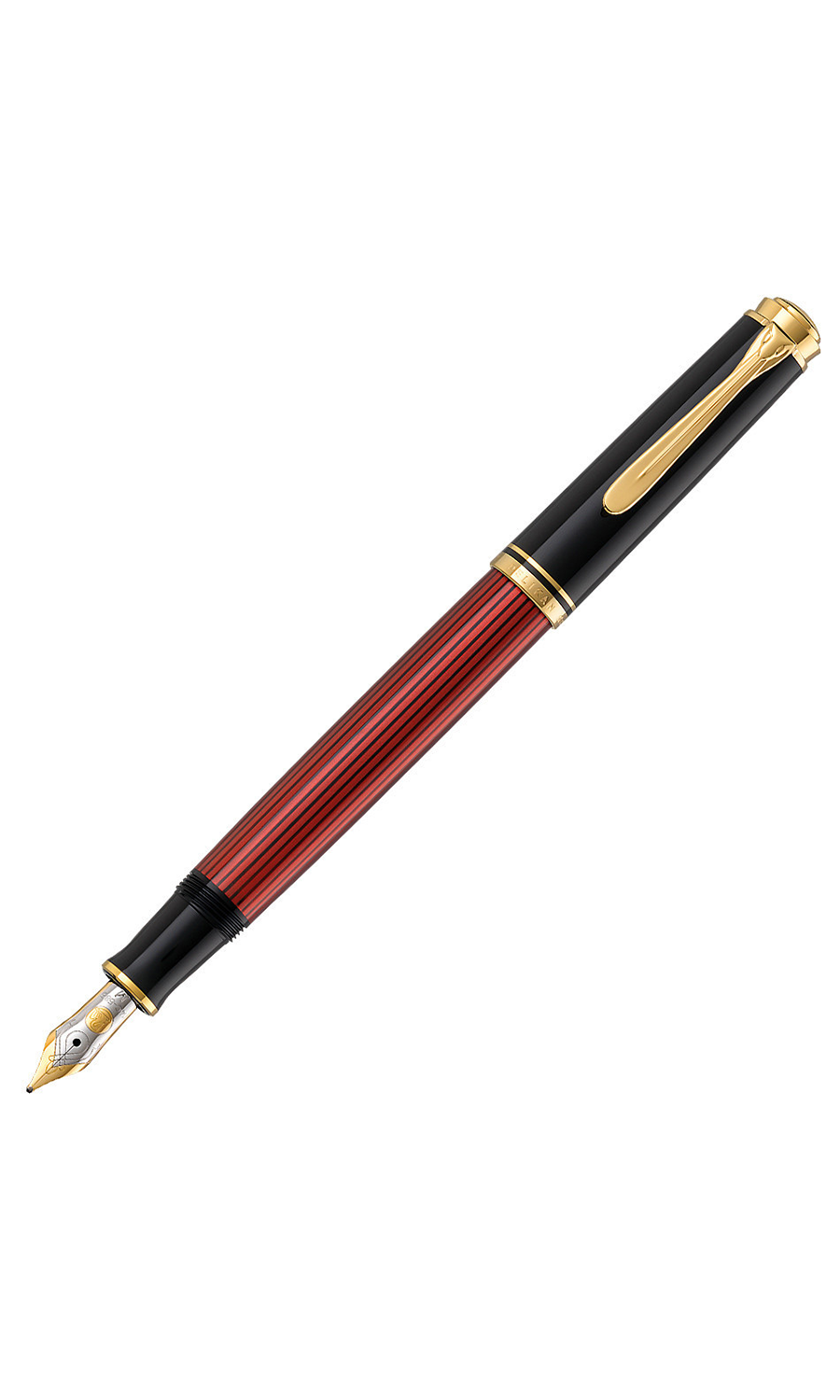 M600 Fine Black/Red Fountain Pen