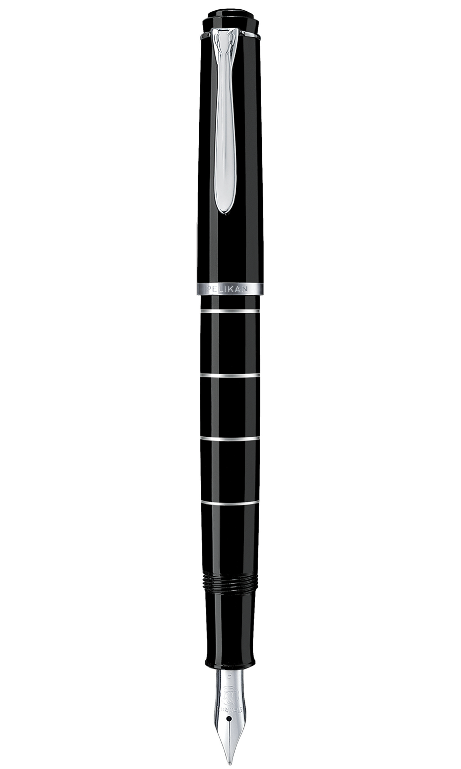 M215 Fine Black/Rings Fountain Pen