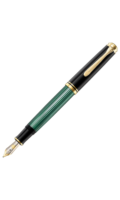 M600 Broad Black/Green Fountain Pen