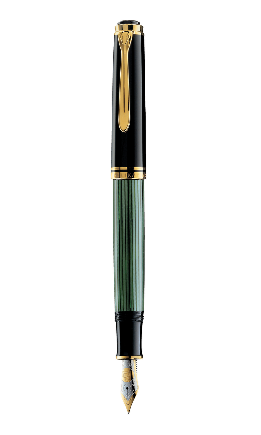 M1000 Broad Black/Green Fountain Pen