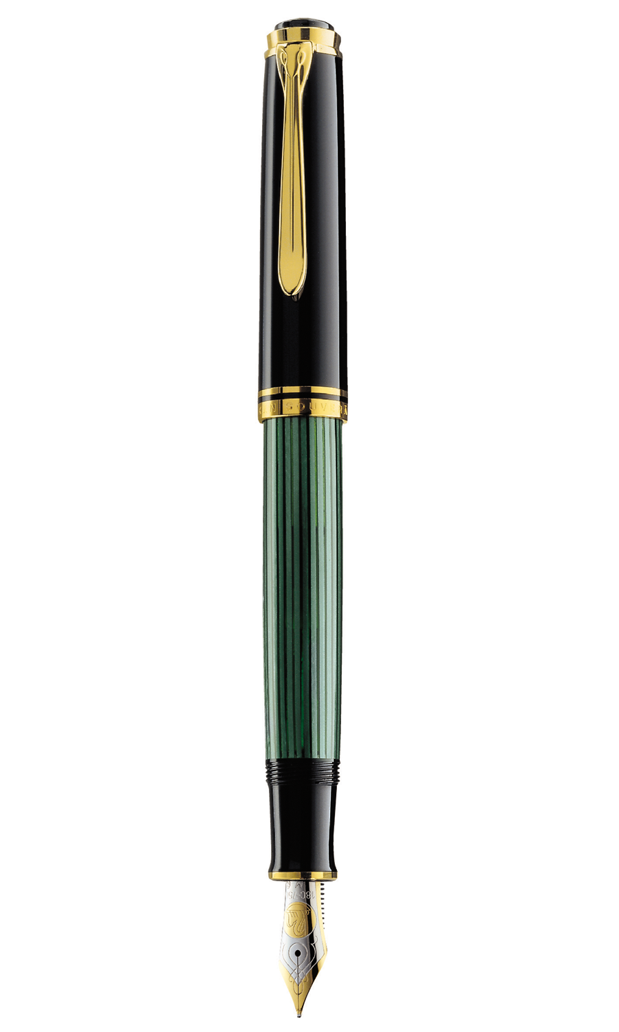 M800 Medium Black/Green Fountain Pen