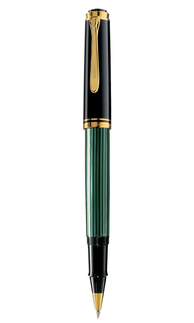 R400 Black/Green Rollerball Pen