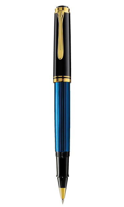 R400 Black/Blue Rollerball Pen