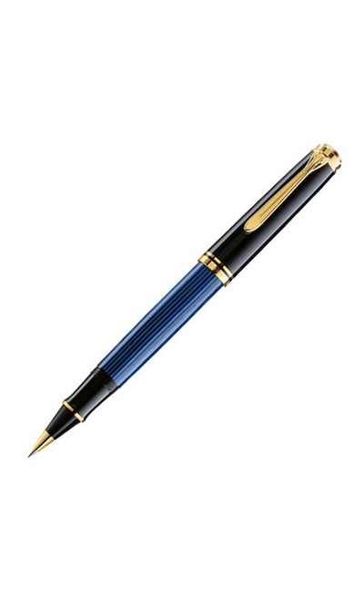 R600 Black/Blue Rollerball Pen