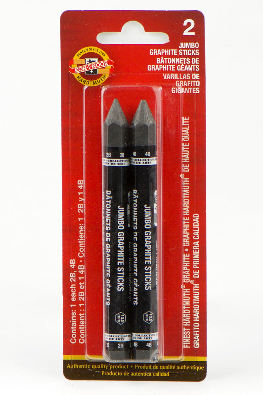 Chartpak Inc. FA89114B12 Progresso Woodless Graphite Pencil 4b