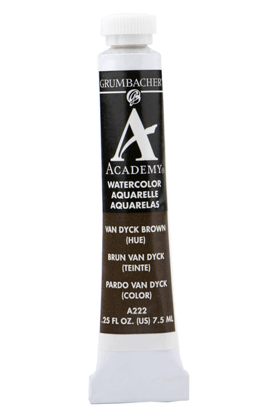 AcademyU+00AE Watercolor Raw Umber Hue 7.5 ml.