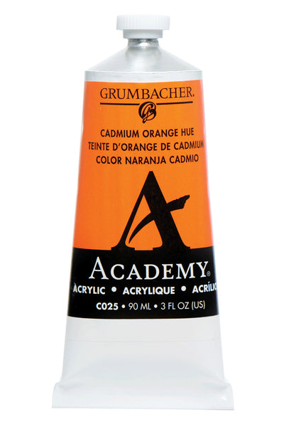 AcademyU+00AE Acrylic Cadmium Orange Hue 200 ml.