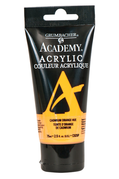 AcademyU+00AE Acrylic Cadmium Orange Hue 75 ml.
