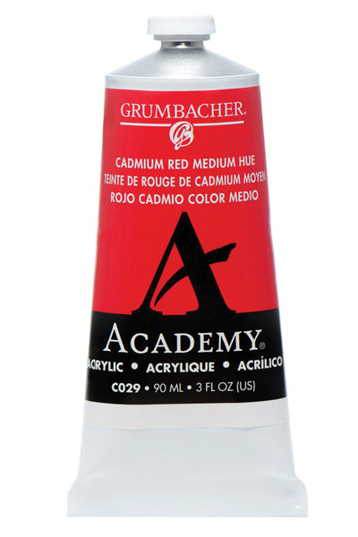 AcademyU+00AE Acrylic Cadmium Red Deep 75 ml.