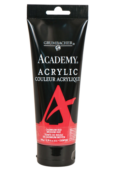 AcademyU+00AE Acrylic Grumbacher Red 200 ml.