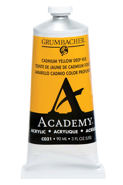 AcademyU+00AE Acrylic Cadmium Yellow Deep Hue 90 ml.