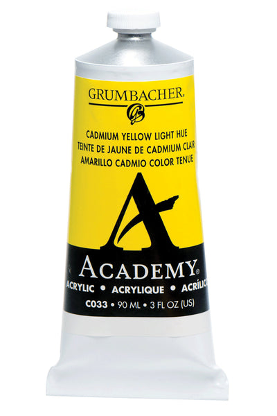 AcademyU+00AE Acrylic Cadmium Yellow Light Hue 90 ml.