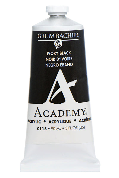 Grumbacher® Academy® Acrylic Black Color Family