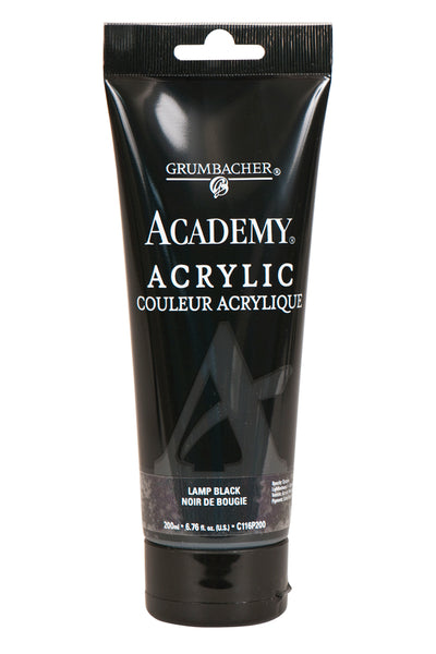 Grumbacher® Academy® Acrylic Black Color Family