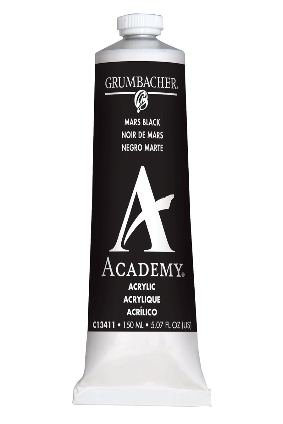 AcademyU+00AE Acrylic Lamp Black 75 ml.