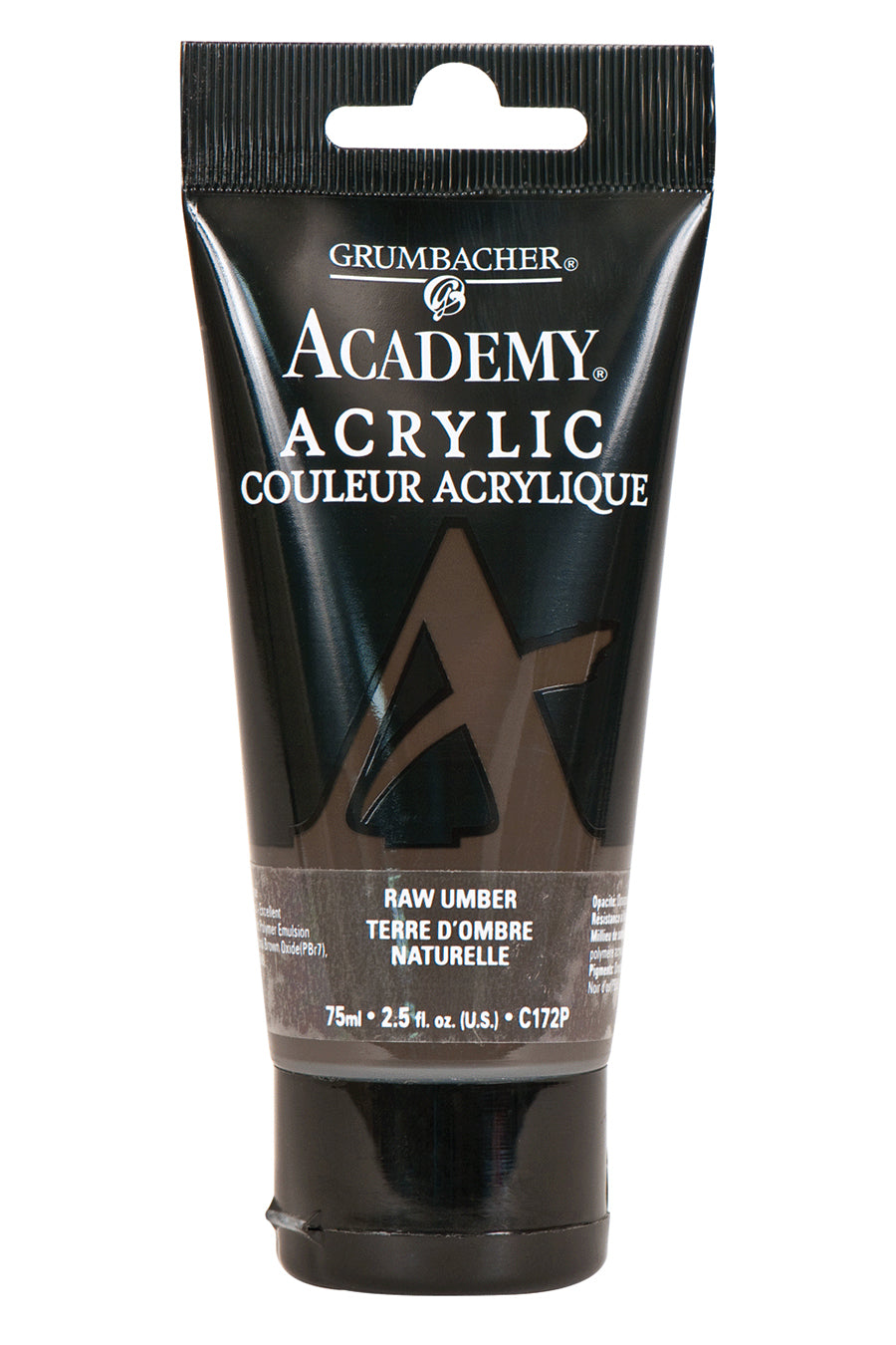 AcademyU+00AE Acrylic Ivory Black 75 ml.