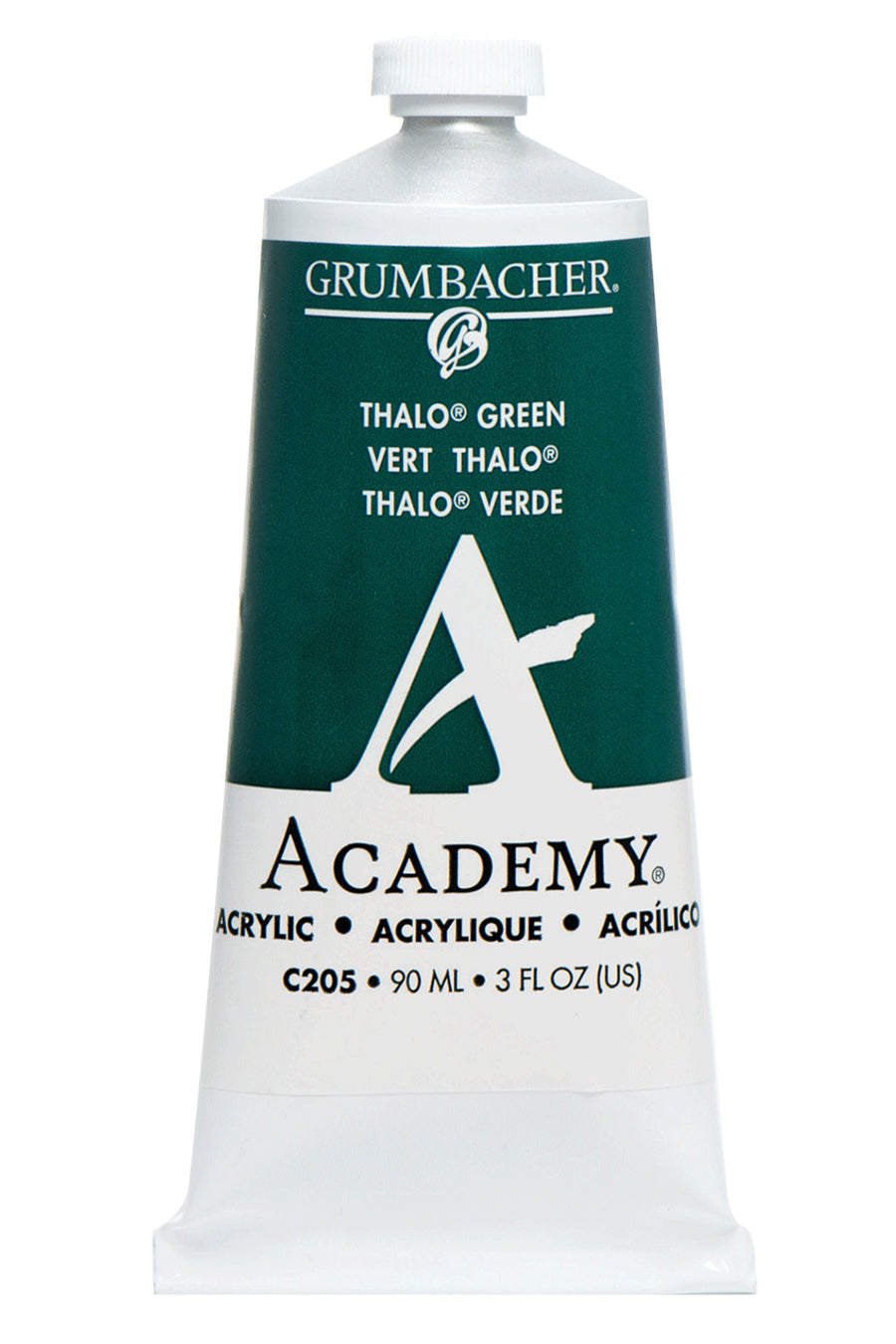 AcademyU+00AE Acrylic Hooker's Green Hue 75 ml.