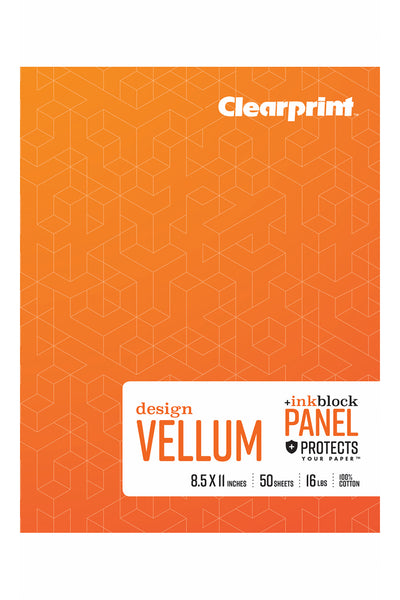 8.5 X 11 PLAIN VELLUM BOOK 50 Sheets