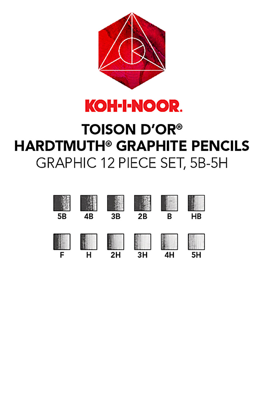 Koh-I-Noor Toison D'or Professional Graphite Pencil Set
