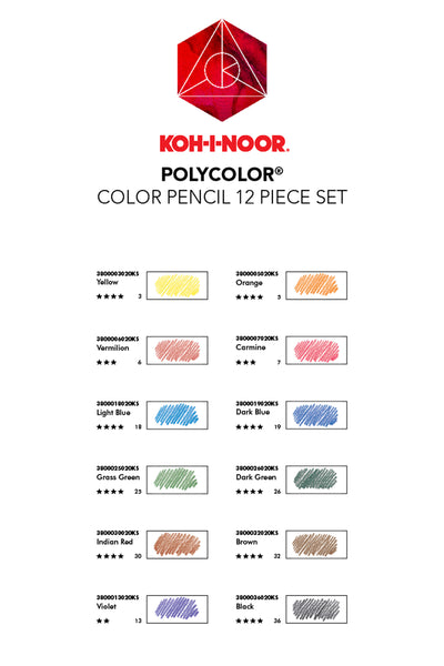 Koh-I-Noor® Polycolor® Pencil Sets