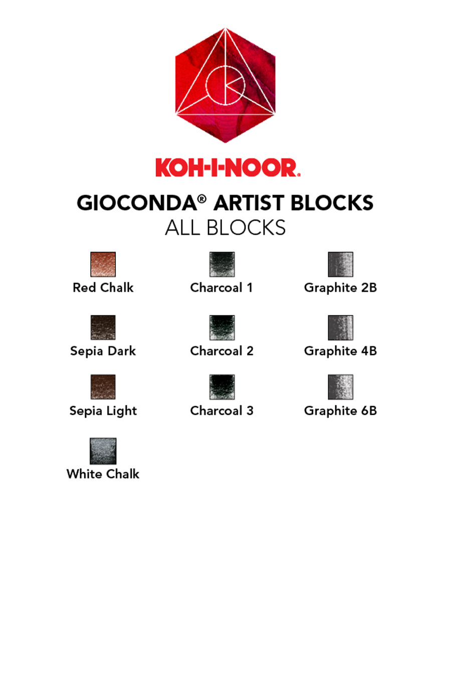 Koh-I-Noor : Graphite Block : 4B