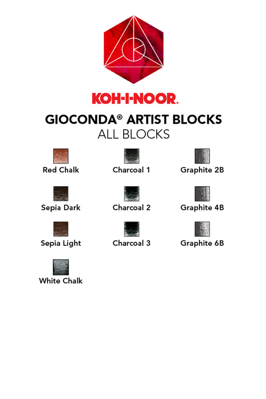 kohh Koh-I-Noor® Blocks & Sticks - Sepia Range – Chartpak Factory