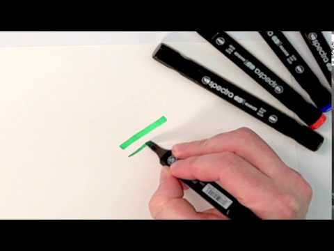 Spectra AD® Marker Green Set, 6 Colors