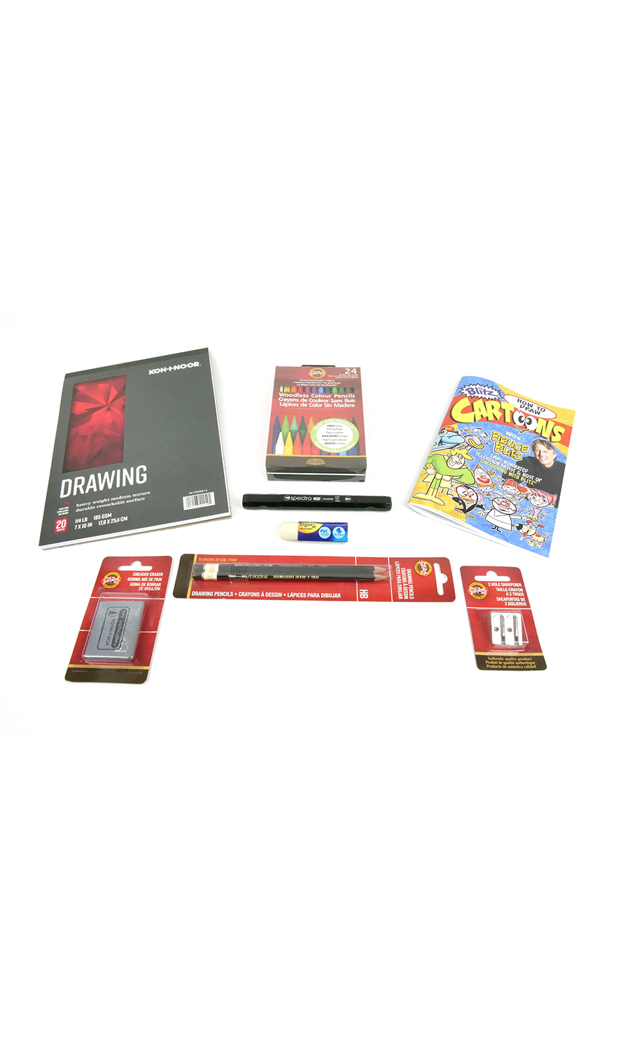 Bruce Blitz Drawing Set - "How to draw cartoons"