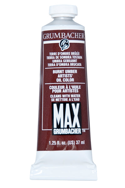 MAXU+00AE Water Mixable Oil Raw Sienna 37 ml.