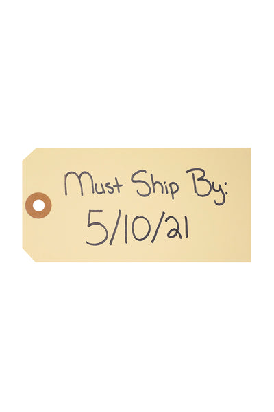 #7, 5-3/4" x 2-7/8", Plain Manila Shipping Tags, 1000/Bx