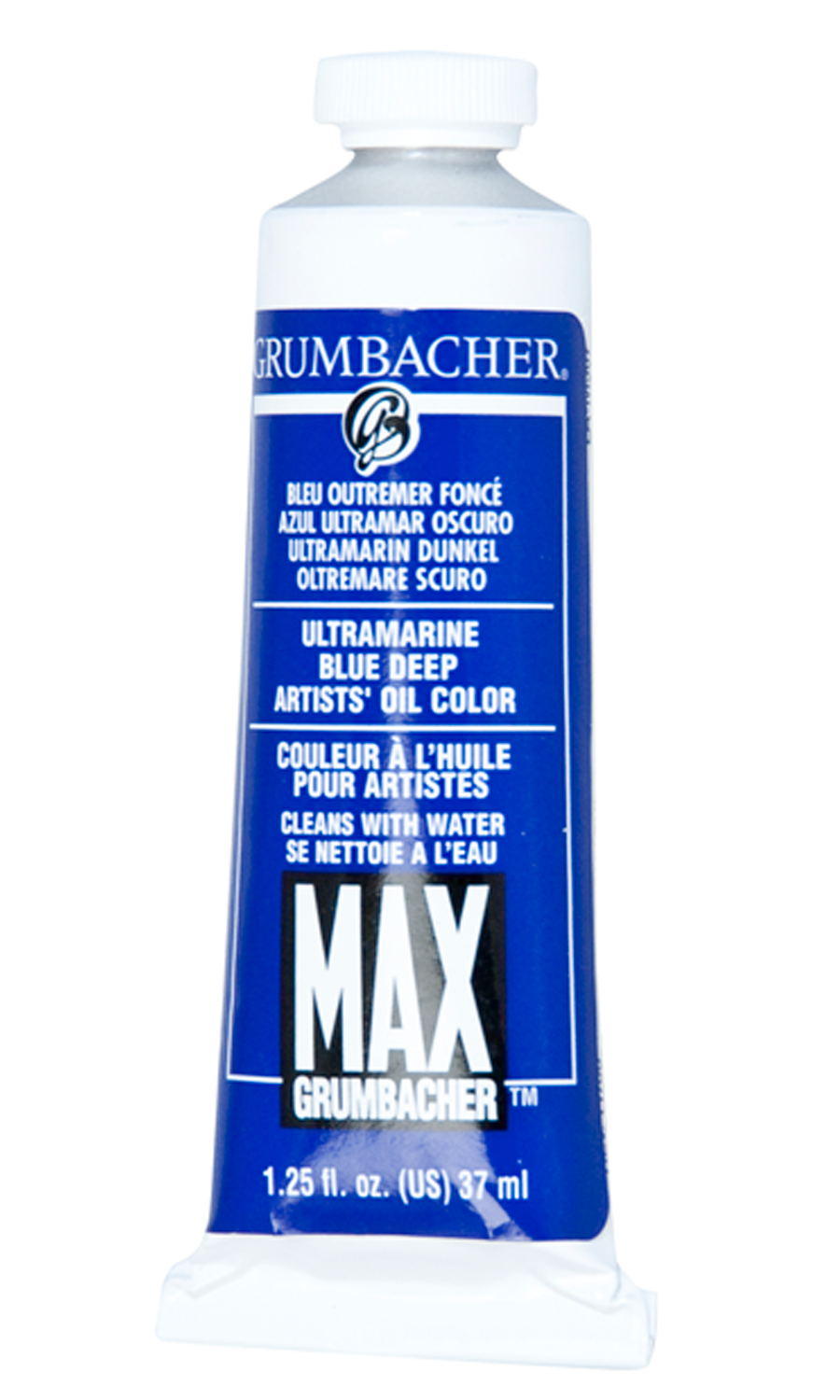 MAXU+00AE Water Mixable Oil Ultramarine Blue Deep 37 ml.