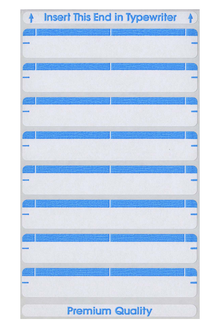 File Folder Labels, Light Blue, 9/16