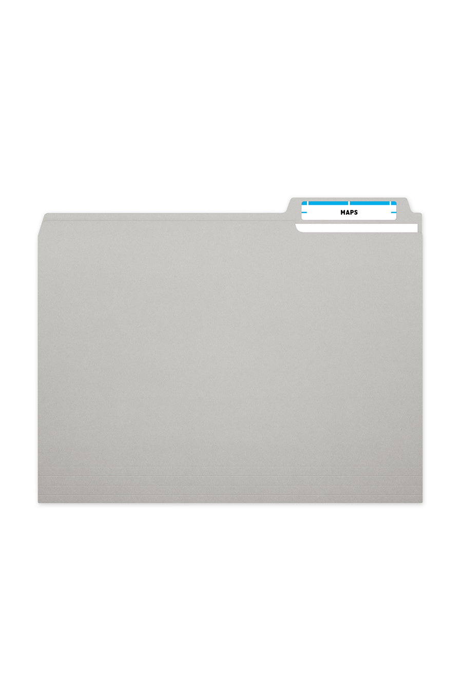 File Folder Labels, Light Blue, 9/16