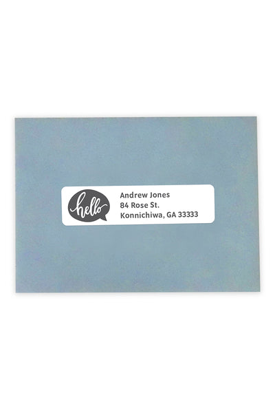 Laser/Ink Jet White Address Labels, 1" x 4", 20/Sheet, 500 Labels/Bx