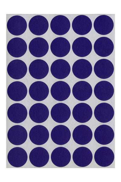 3/4" Dia. Color Coding Labels, Purple, 1000/Bx
