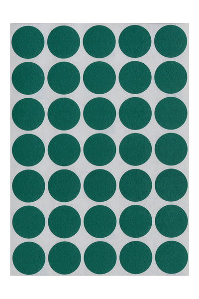 3/4" Dia. Color Coding Labels, Green, 1000/Bx
