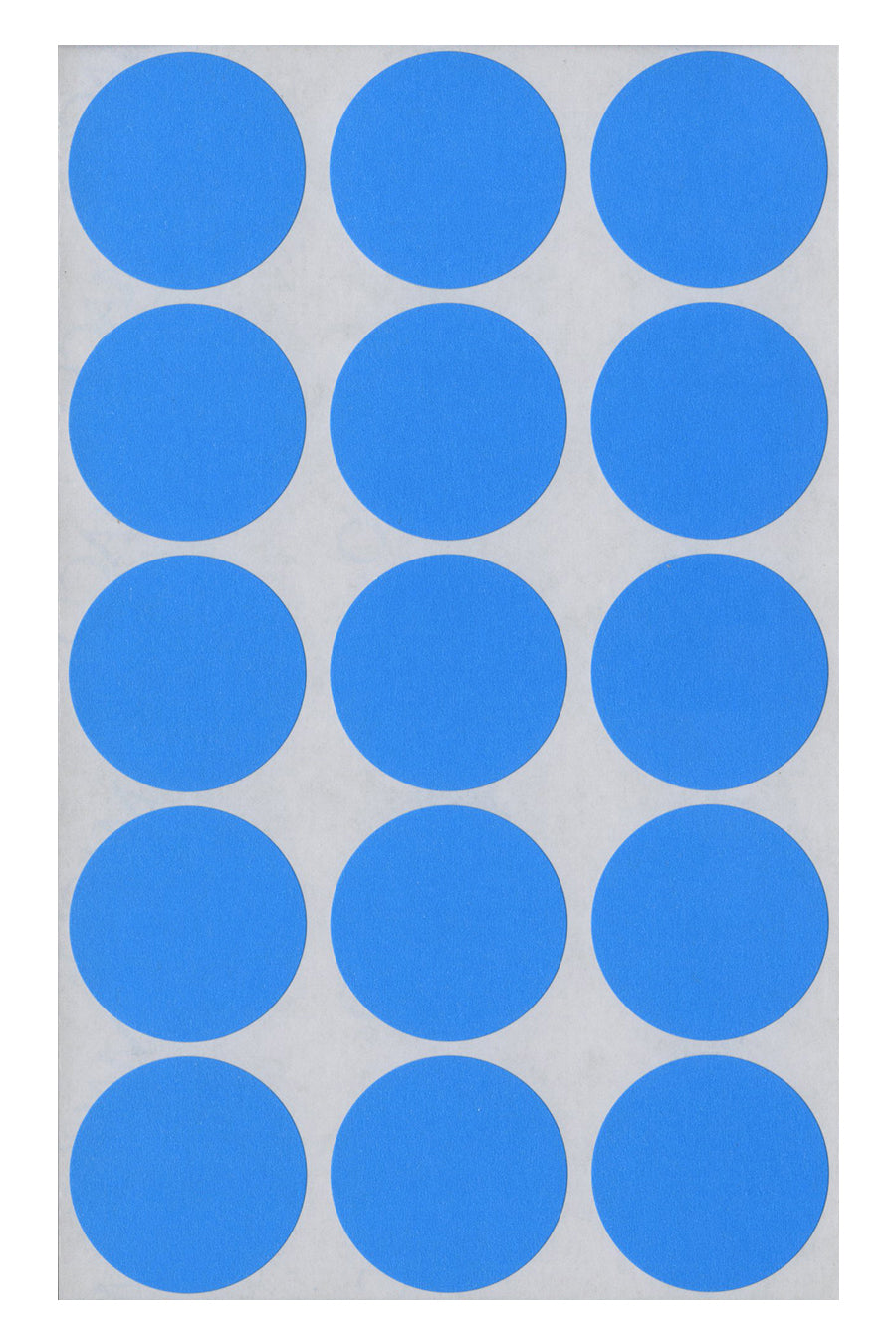 1-1/4" Dia. Color Coding Labels, Light Blue, 400/Bx