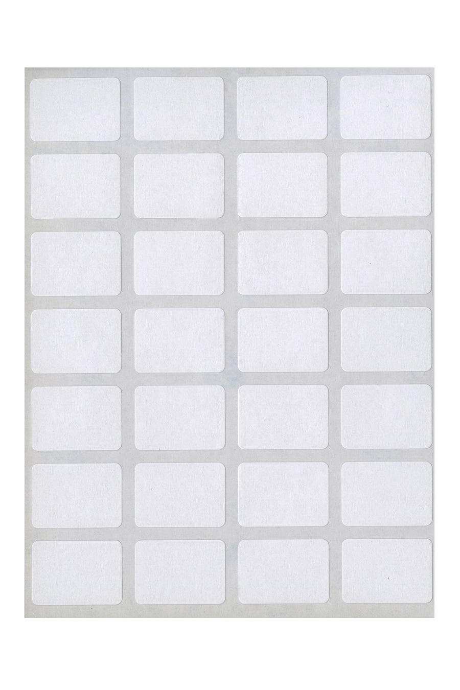 White Multi-Purpose Labels, 5/8" x 7/8", Rectangle, 1000/Bx