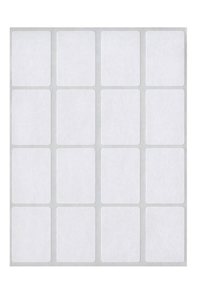 White Multi-Purpose Labels, 7/8" x 1-1/4", Rectangle, 500/Bx