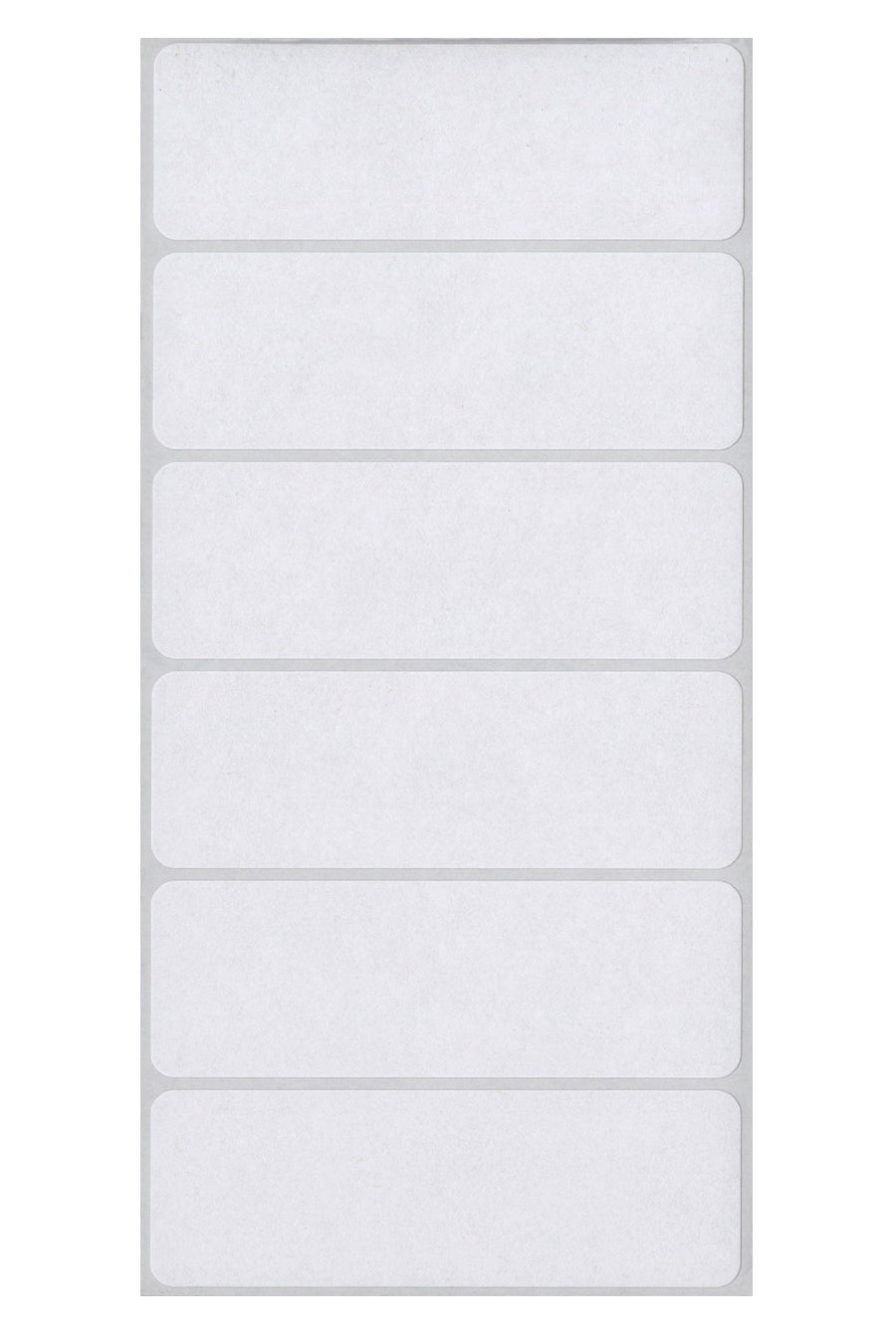 White Multi-Purpose Labels, 1" x 3", Rectangle, 250/Bx