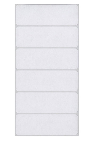 White Multi-Purpose Labels, 1" x 3", Rectangle, 250/Bx