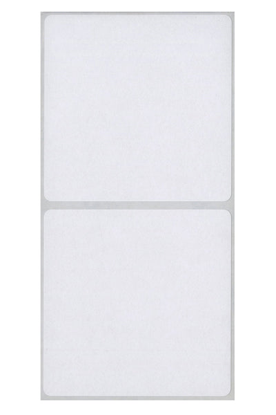 White Multi-Purpose Labels, 3" x 3", Rectangle, 80/Bx