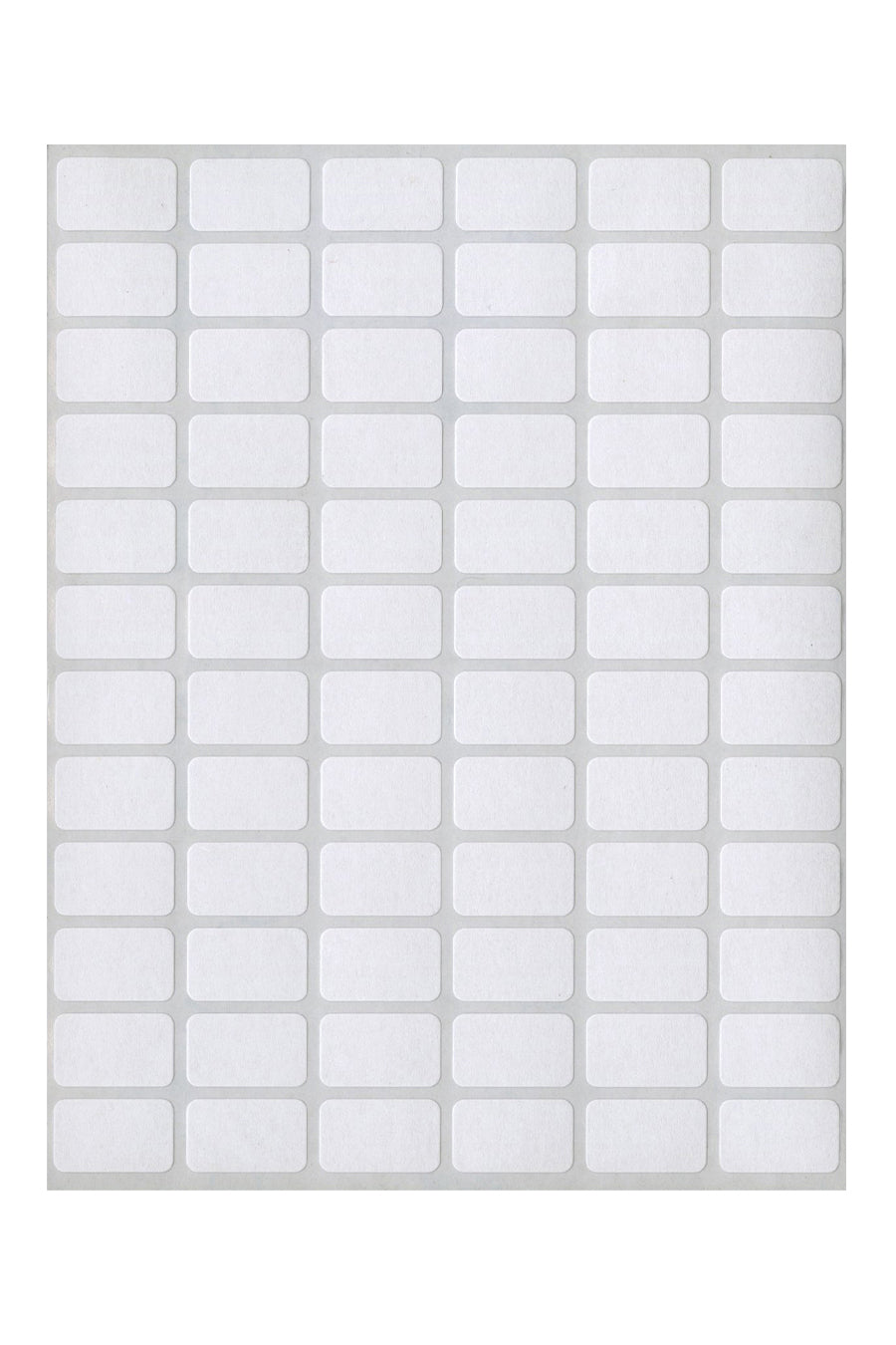 White Multi-Purpose Labels, 3/8" x 5/8", Rectangle, 1000/Bx