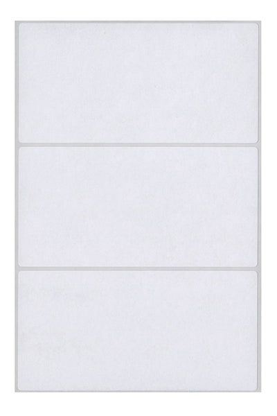 White Multi-Purpose Labels, 4" x 2", Rectangle, 120/Bx