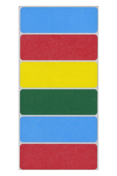 1" x 3" Color Coding Labels, Assorted Primary, 200/Bx