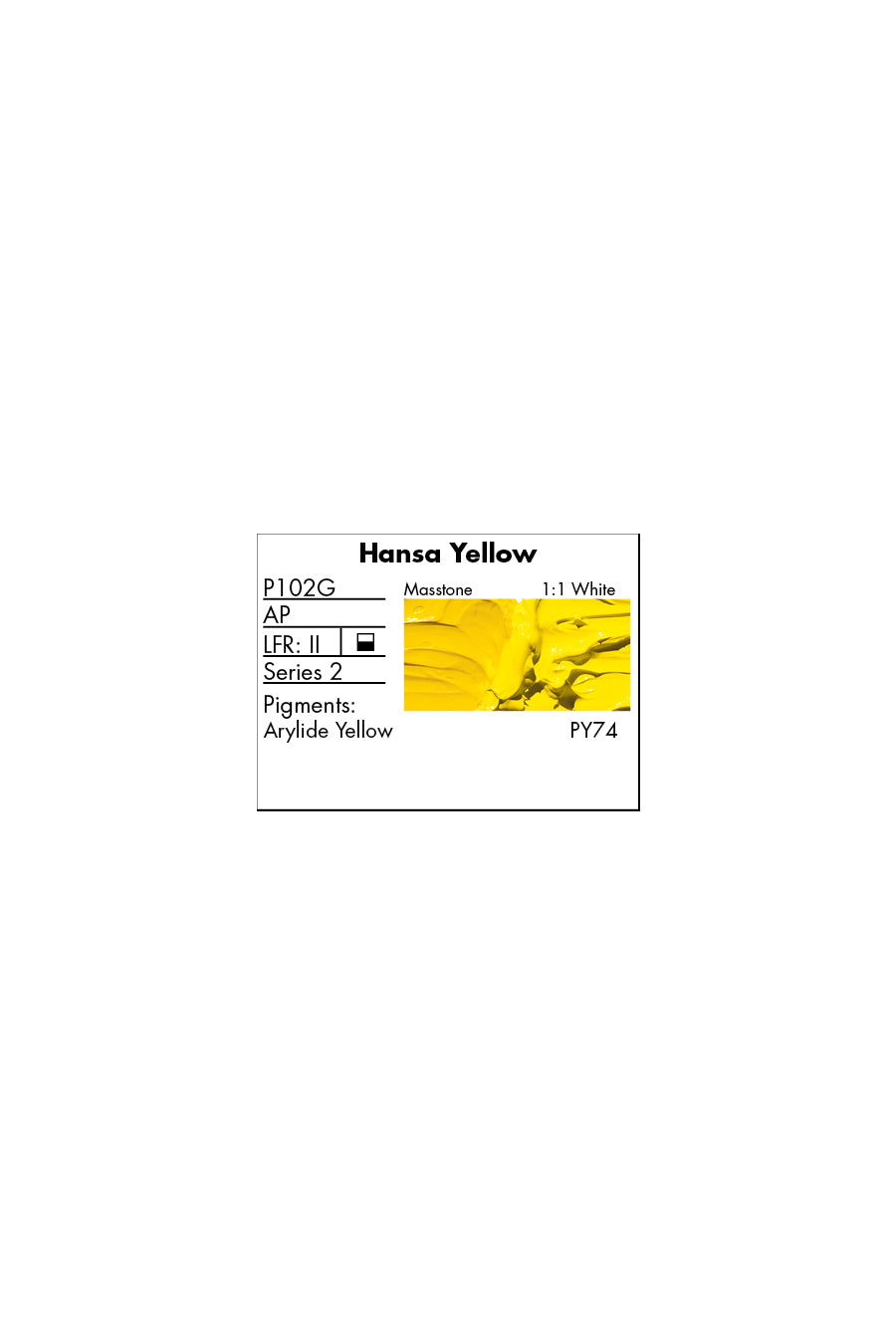 Pre-Tested® Oil#Thalo® Yellow White