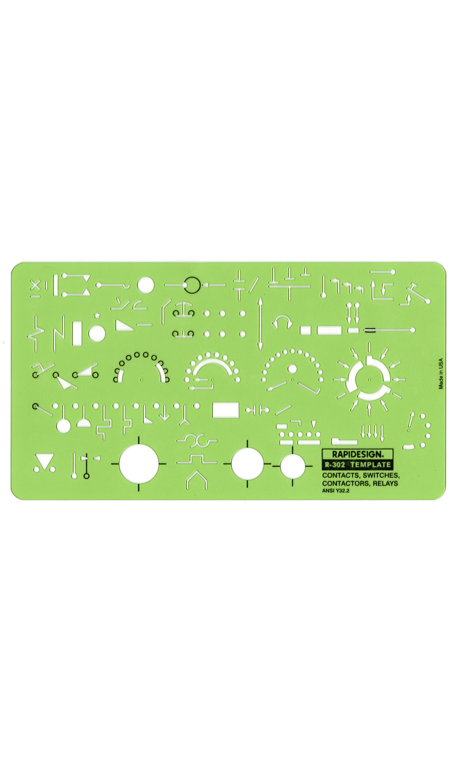 Rapidesign® Contact/Switches/Relays Template – Chartpak Factory Store